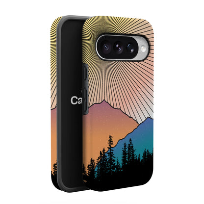 Golden Hour | Mountain Sunset Google Pixel Case