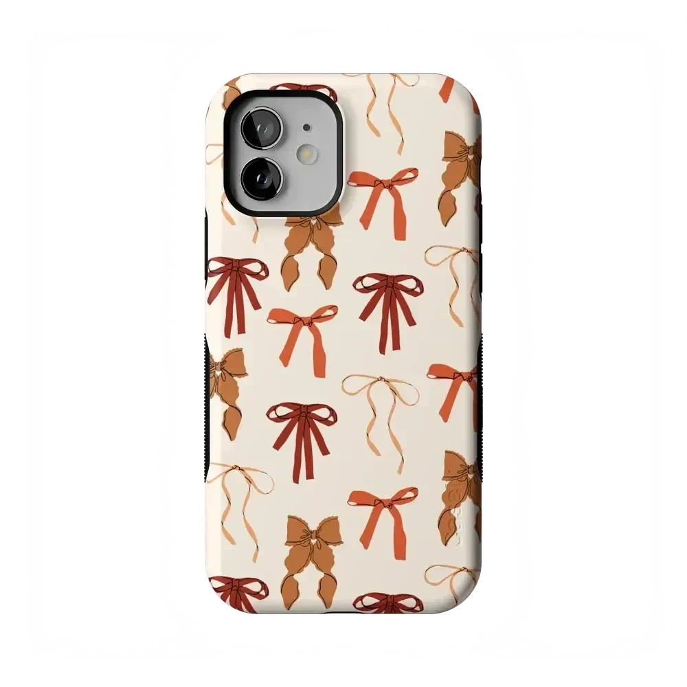 Fall Girlie | Pumpkin Spice Bows Case Phone Case get.casely Bold Flex + MagSafe® iPhone 12 Mini