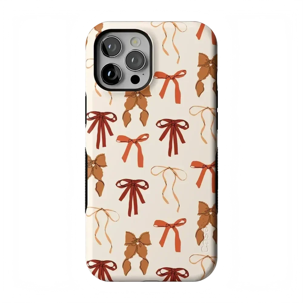 Fall Girlie | Pumpkin Spice Bows Case Phone Case get.casely Bold Flex + MagSafe® iPhone 12 Pro Max