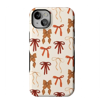 Fall Girlie | Pumpkin Spice Bows Case Phone Case get.casely Bold Flex + MagSafe® iPhone 14 Plus