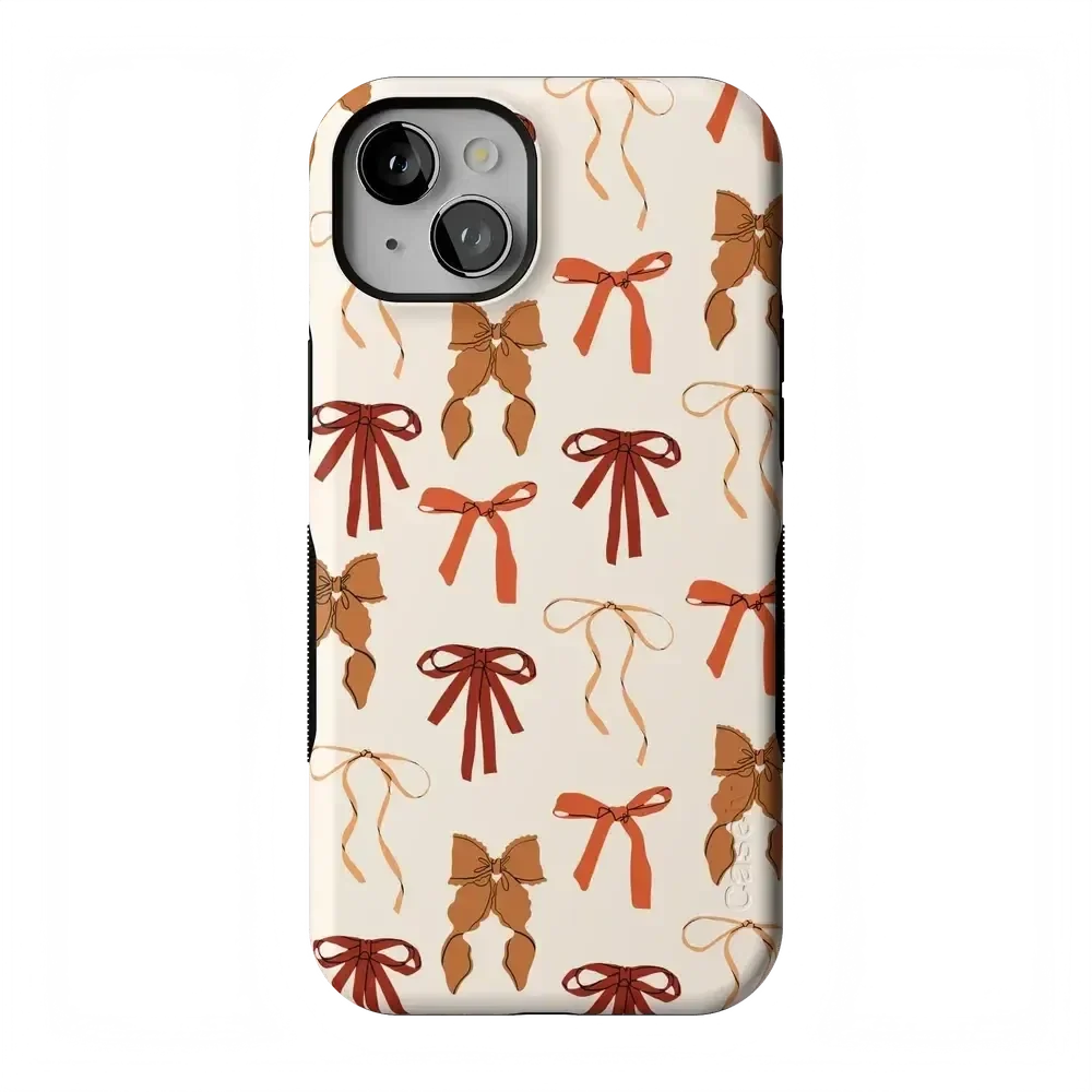 Fall Girlie | Pumpkin Spice Bows Case Phone Case get.casely Bold Flex + MagSafe® iPhone 15 Plus