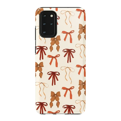 Fall Girlie | Pumpkin Spice Bows Case Phone Case get.casely Essential Galaxy S20 Plus