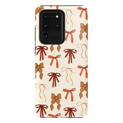 Fall Girlie | Pumpkin Spice Bows Case Phone Case get.casely Essential Galaxy S20 Ultra