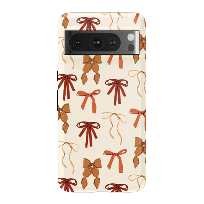 Fall Girlie | Pumpkin Spice Bows Case Phone Case get.casely Essential Google Pixel 8 Pro