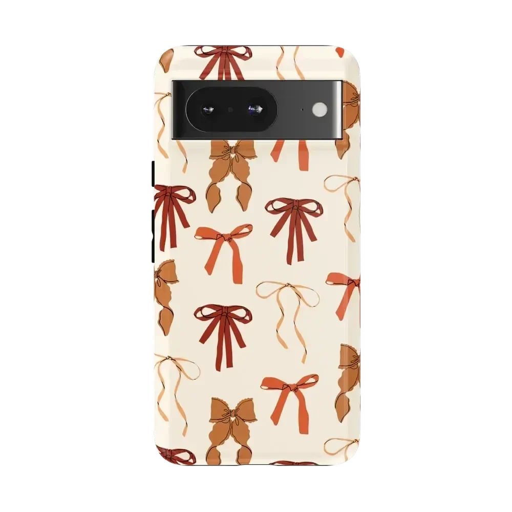 Fall Girlie | Pumpkin Spice Bows Case Phone Case get.casely Essential Google Pixel 8