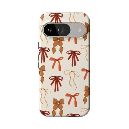 Fall Girlie | Pumpkin Spice Bows Case Phone Case get.casely Essential Google Pixel 9