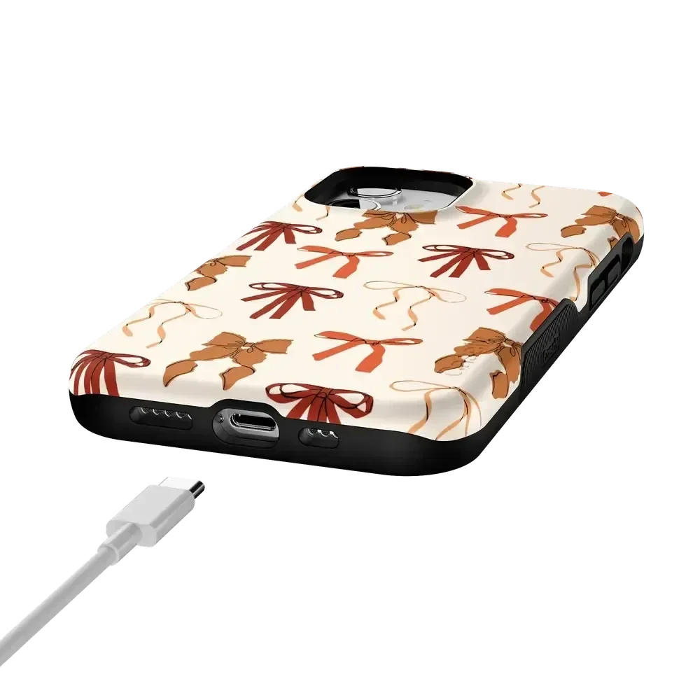 Fall Girlie | Pumpkin Spice Bows Case Phone Case get.casely
