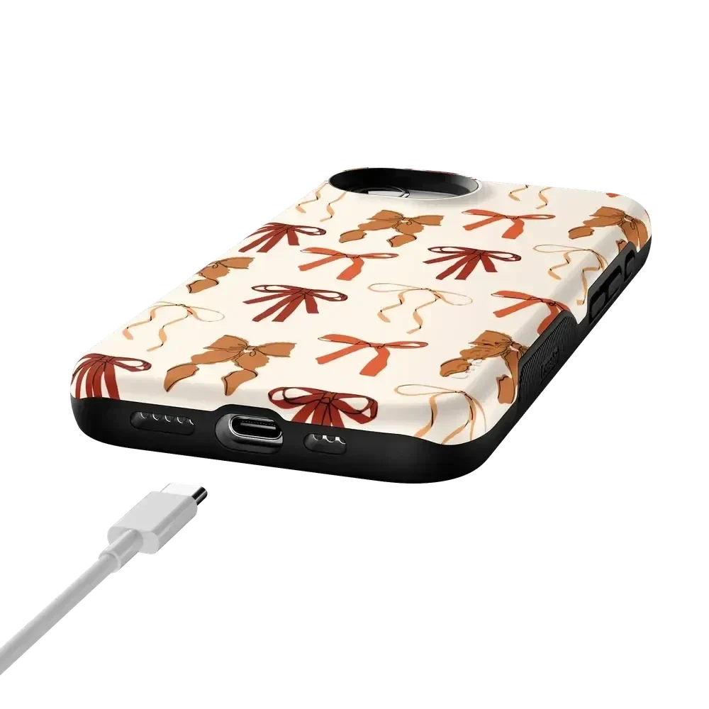 Fall Girlie | Pumpkin Spice Bows Case Phone Case get.casely
