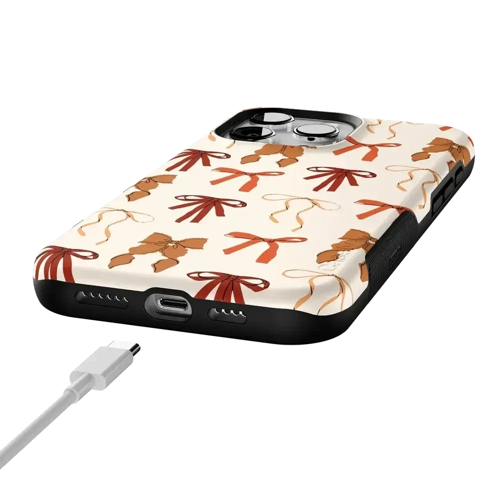 Fall Girlie | Pumpkin Spice Bows Case Phone Case get.casely
