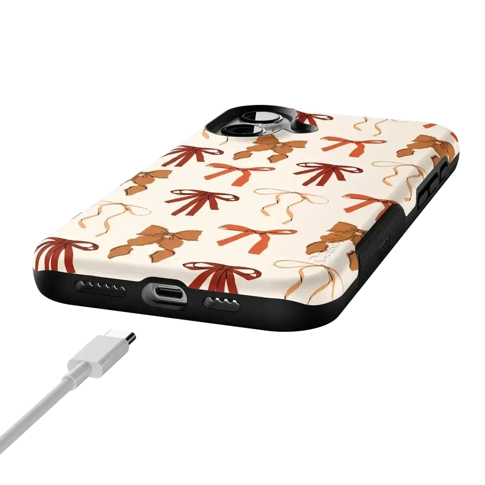Fall Girlie | Pumpkin Spice Bows Case Phone Case get.casely