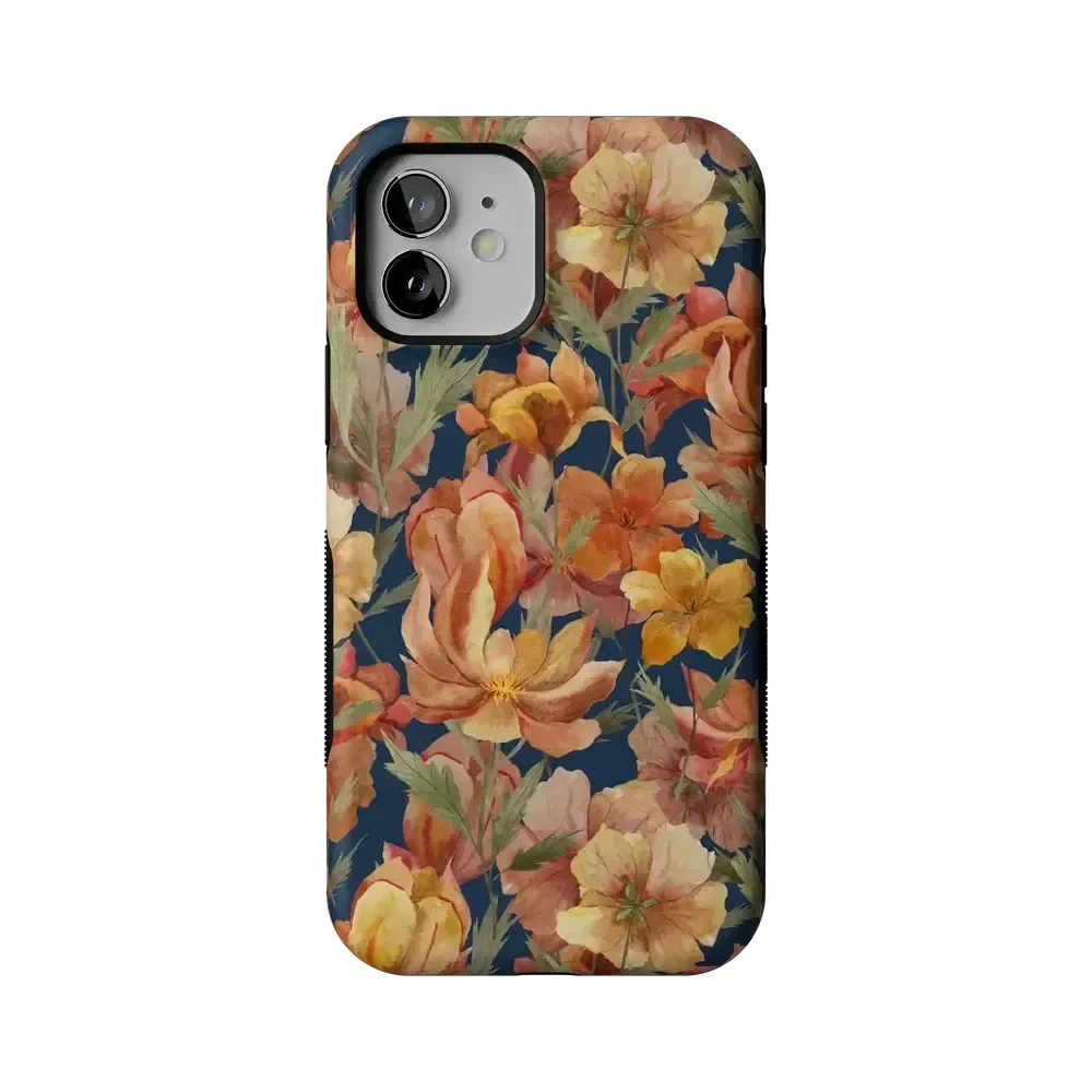 Fallen Gold | Antique Floral Case Phone Case get.casely Bold Flex + MagSafe® iPhone 12 Mini