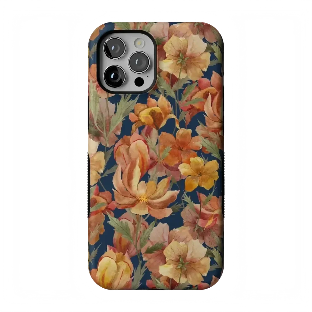 Fallen Gold | Antique Floral Case Phone Case get.casely Bold Flex + MagSafe® iPhone 12 Pro Max