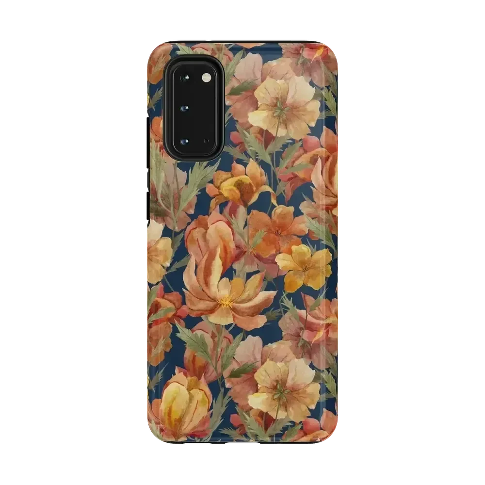 Fallen Gold | Antique Floral Case Phone Case get.casely Essential Galaxy S20