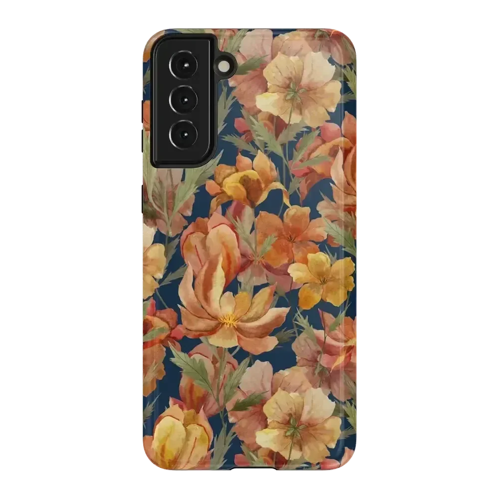 Fallen Gold | Antique Floral Case Phone Case get.casely Essential Galaxy S21 Plus