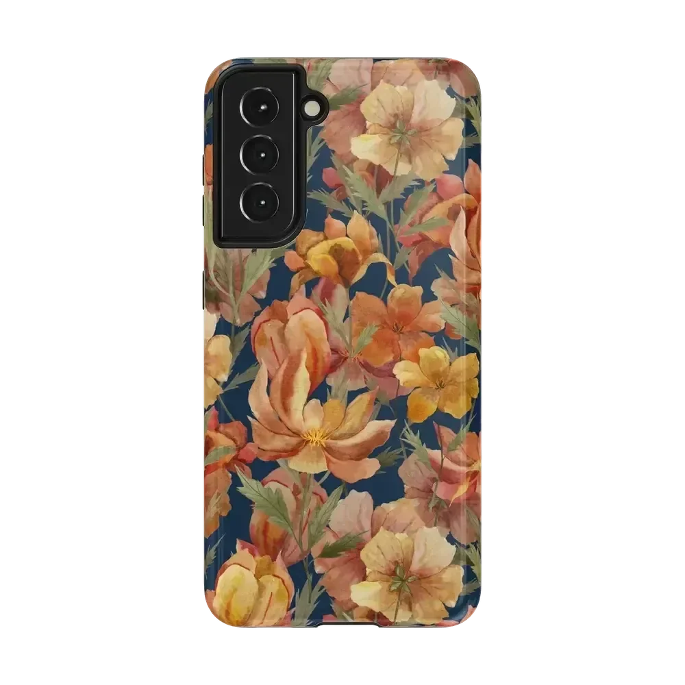 Fallen Gold | Antique Floral Case Phone Case get.casely Essential Galaxy S21