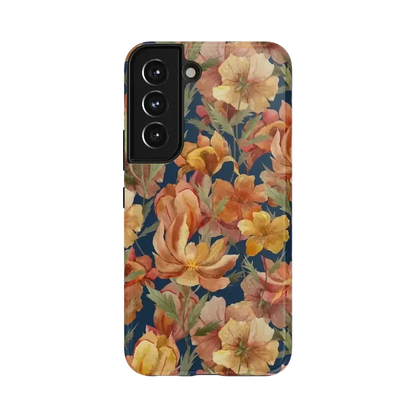 Fallen Gold | Antique Floral Case Phone Case get.casely Essential Galaxy S22