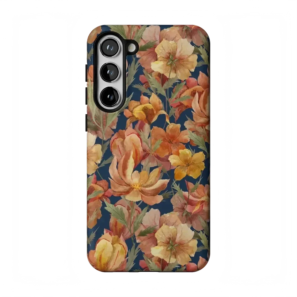 Fallen Gold | Antique Floral Case Phone Case get.casely Essential Galaxy S23 Plus