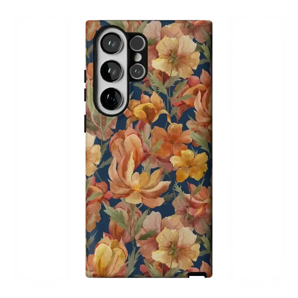 Fallen Gold | Antique Floral Case Phone Case get.casely Essential Galaxy S23 Ultra