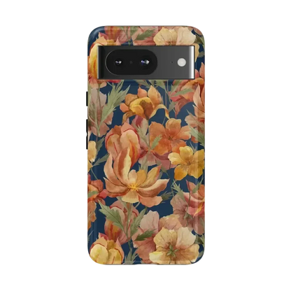 Fallen Gold | Antique Floral Case Phone Case get.casely Essential Google Pixel 8