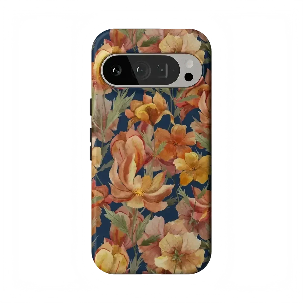 Fallen Gold | Antique Floral Case Phone Case get.casely Essential Google Pixel 9 Pro