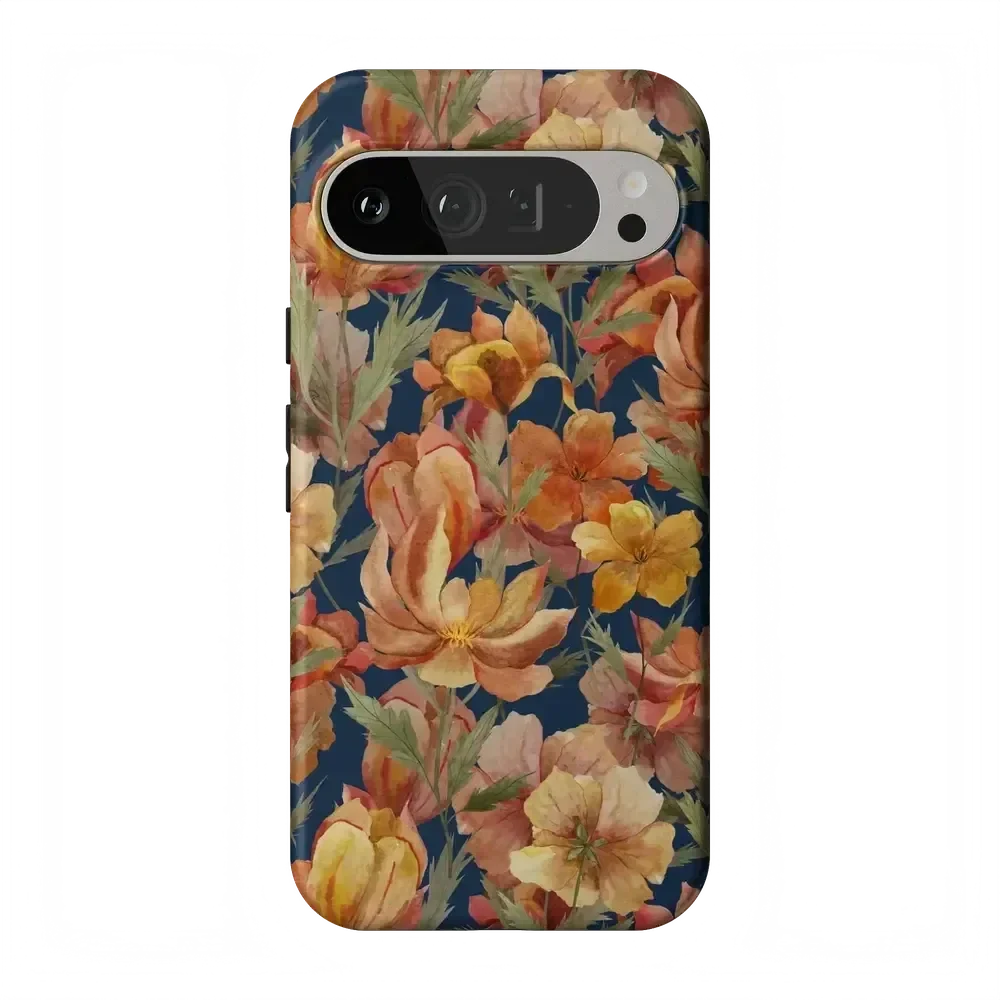 Fallen Gold | Antique Floral Case Phone Case get.casely Essential Google Pixel 9 Pro XL