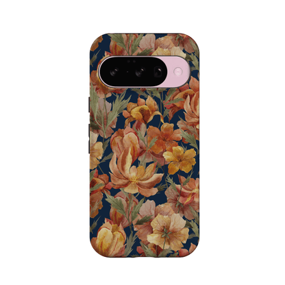 Fallen Gold | Antique Floral Case Phone Case get.casely Essential + MagSafe® Google Pixel 10