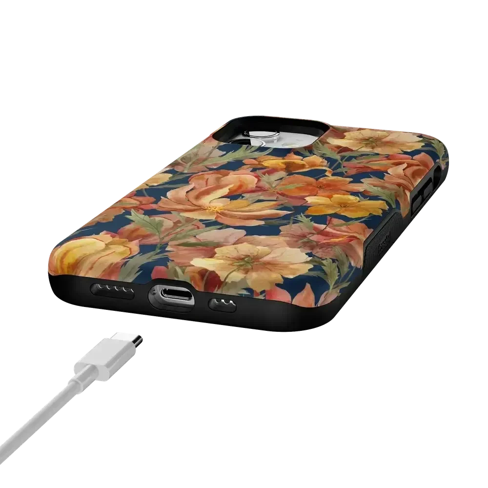 Fallen Gold | Antique Floral Case Phone Case get.casely