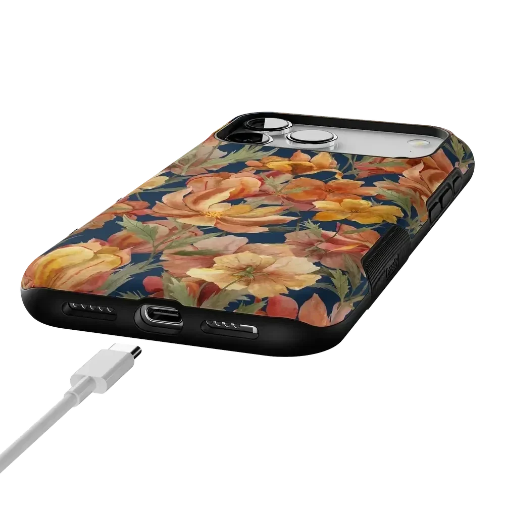 Fallen Gold | Antique Floral Case Phone Case get.casely