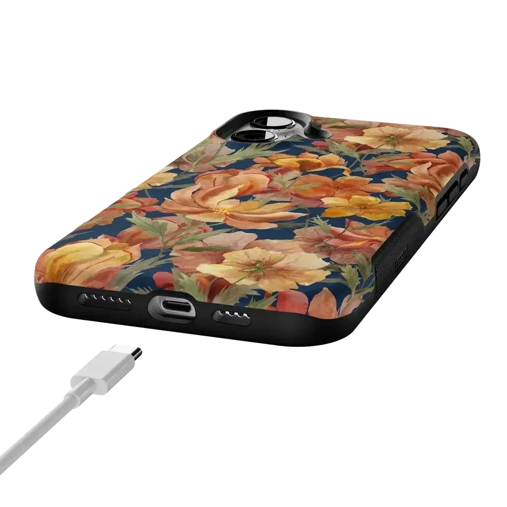 Fallen Gold | Antique Floral Case Phone Case get.casely