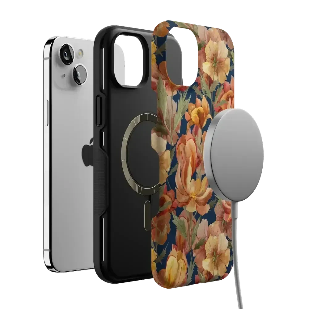 Fallen Gold | Antique Floral Case Phone Case get.casely