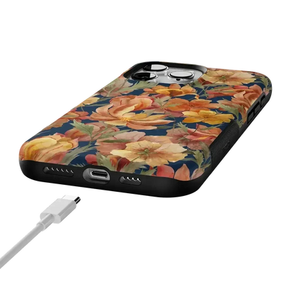 Fallen Gold | Antique Floral Case Phone Case get.casely