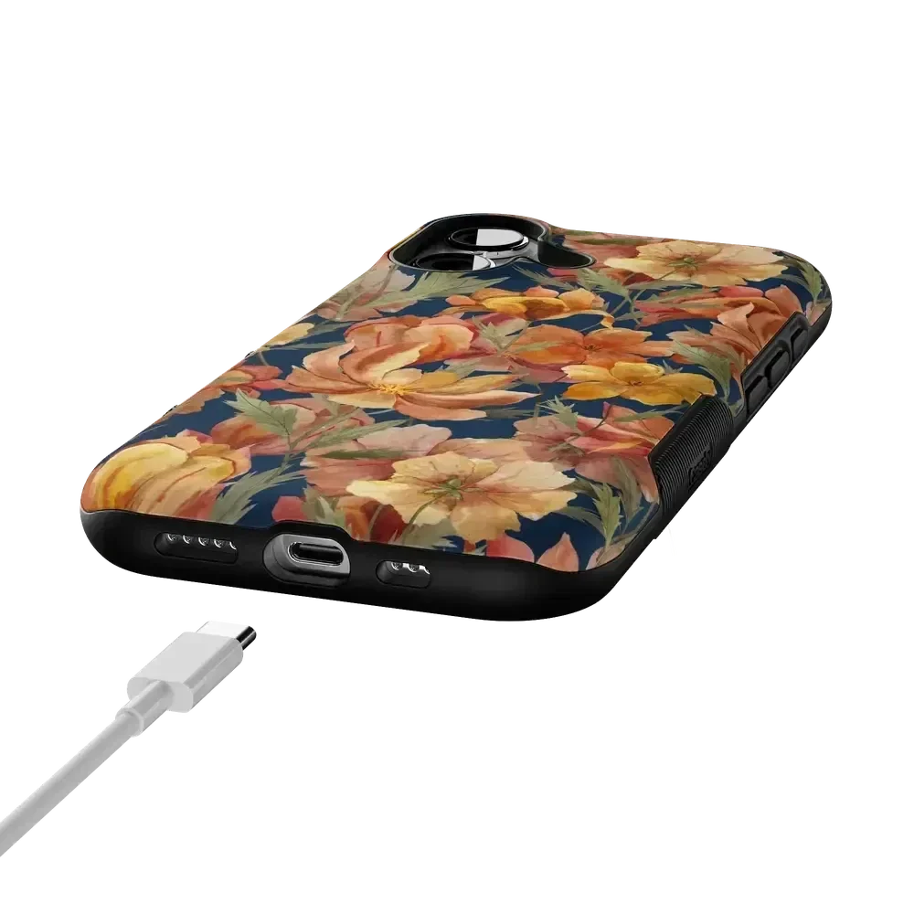 Fallen Gold | Antique Floral Case Phone Case get.casely
