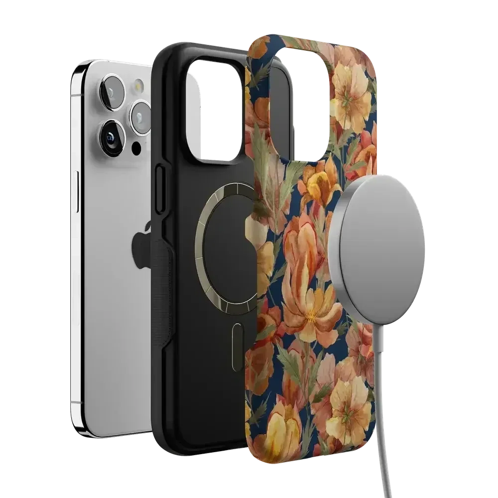 Fallen Gold | Antique Floral Case Phone Case get.casely