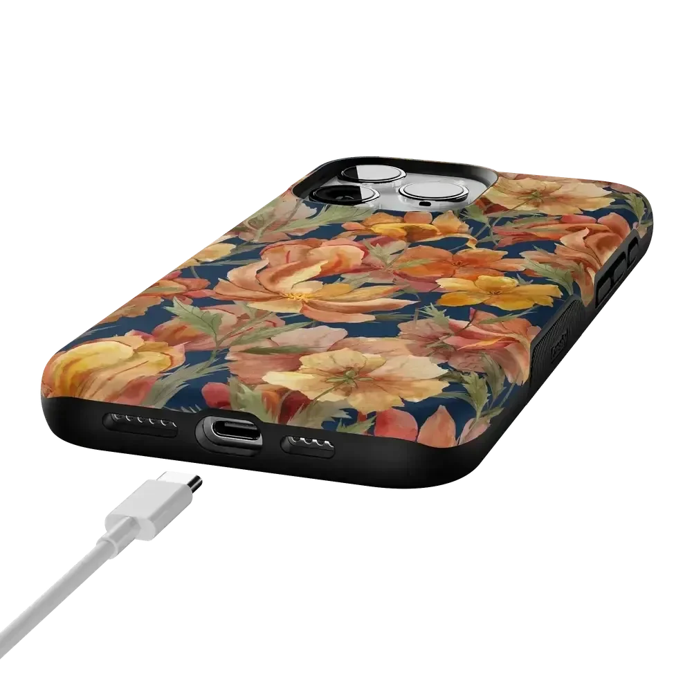 Fallen Gold | Antique Floral Case Phone Case get.casely