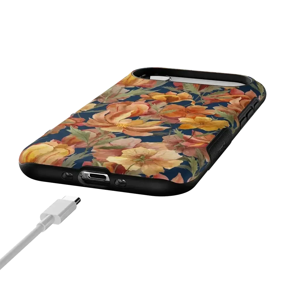 Fallen Gold | Antique Floral Case Phone Case get.casely