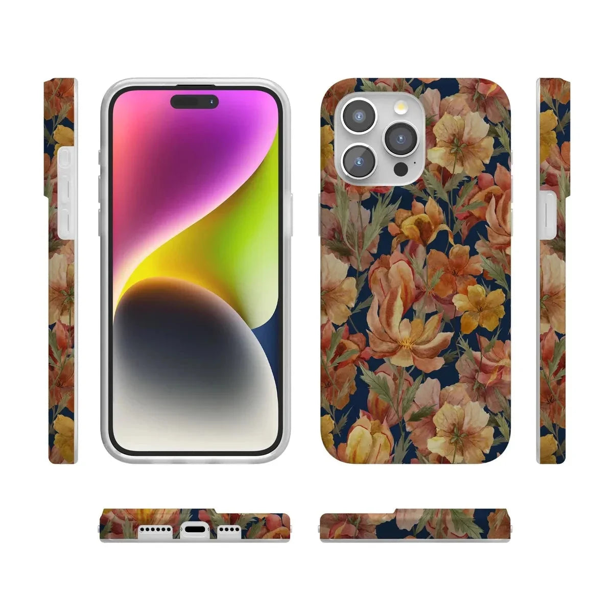 Fallen Gold | Antique Floral Case Phone Case get.casely