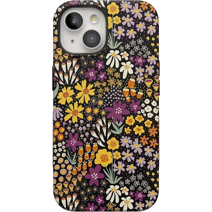 Falling for You | Plum Floral Case iPhone Case get.casely Bold + MagSafe® iPhone 15