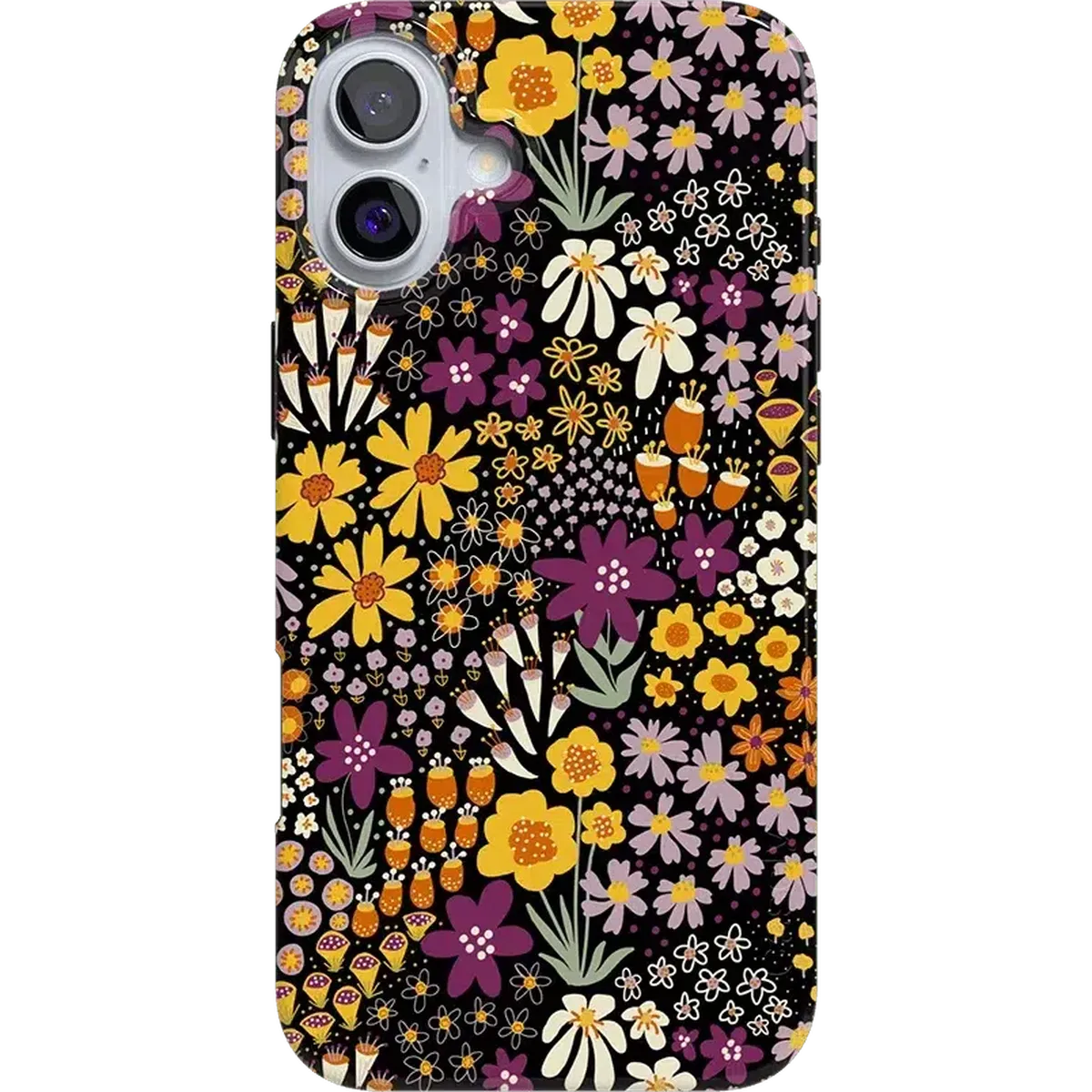 Falling for You | Plum Floral Case iPhone Case get.casely Classic + MagSafe® iPhone 16 Plus