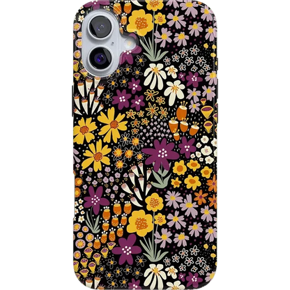 Falling for You | Plum Floral Case iPhone Case get.casely Classic + MagSafe® iPhone 16 Plus
