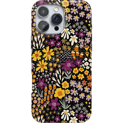 Falling for You | Plum Floral Case iPhone Case get.casely Classic + MagSafe® iPhone 16 Pro Max