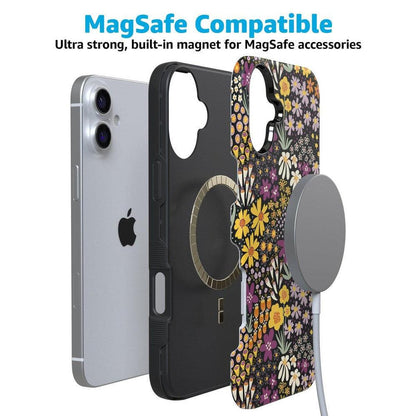 Falling for You | Plum Floral Case iPhone Case get.casely