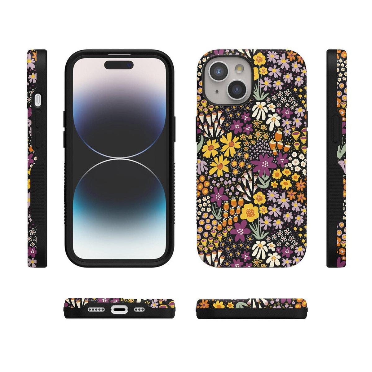 Falling for You | Plum Floral Case iPhone Case get.casely