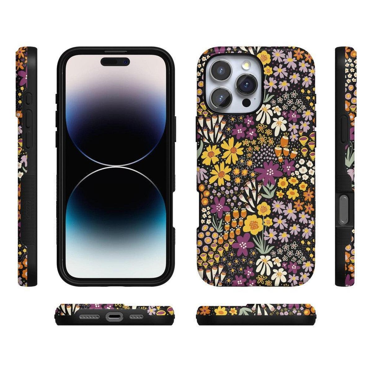 Falling for You | Plum Floral Case iPhone Case get.casely