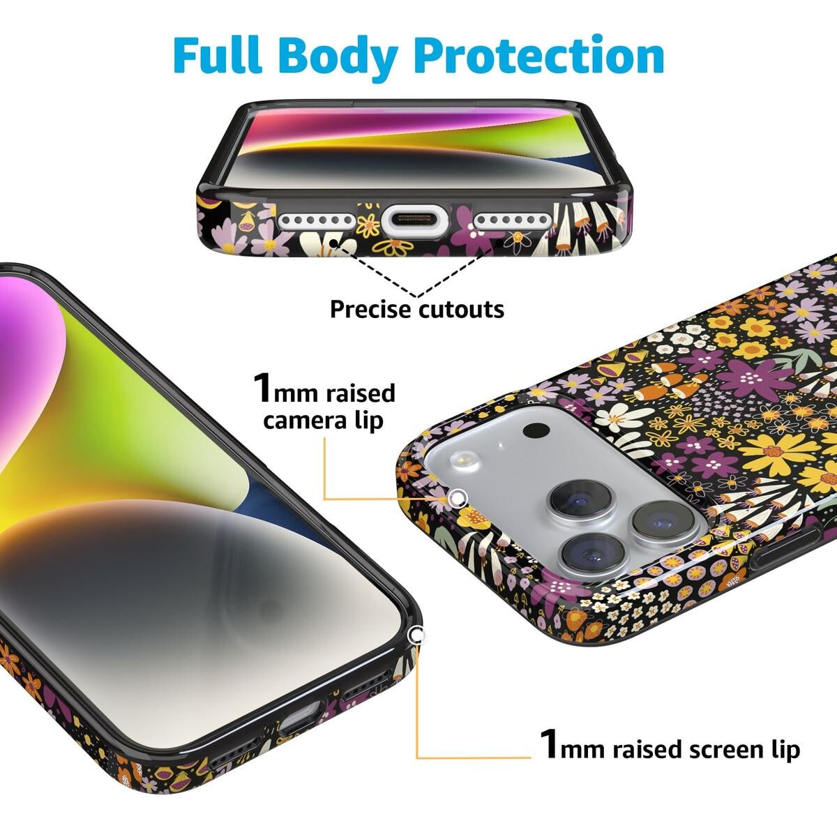 Falling for You | Plum Floral Case iPhone Case get.casely