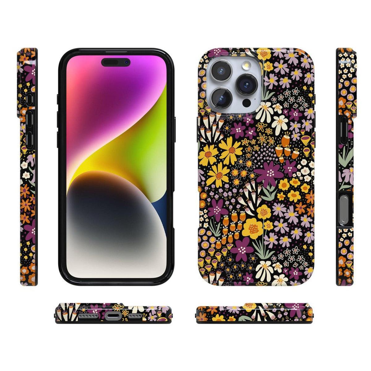 Falling for You | Plum Floral Case iPhone Case get.casely