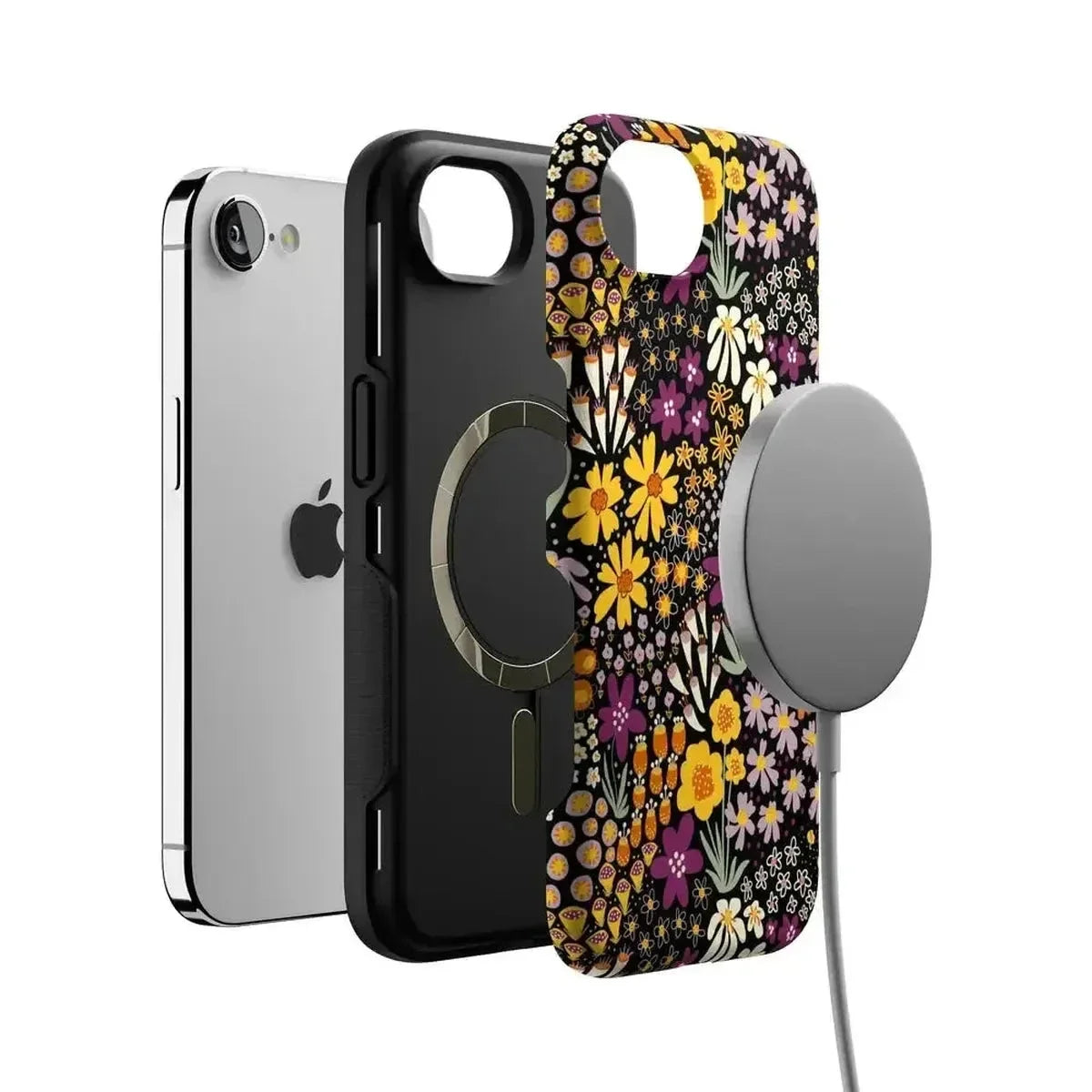 Falling for You | Plum Floral Case iPhone Case get.casely