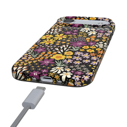 Falling for You | Plum Floral Case iPhone Case get.casely