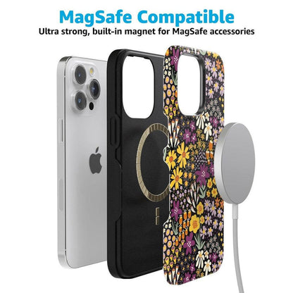 Falling for You | Plum Floral Case iPhone Case get.casely
