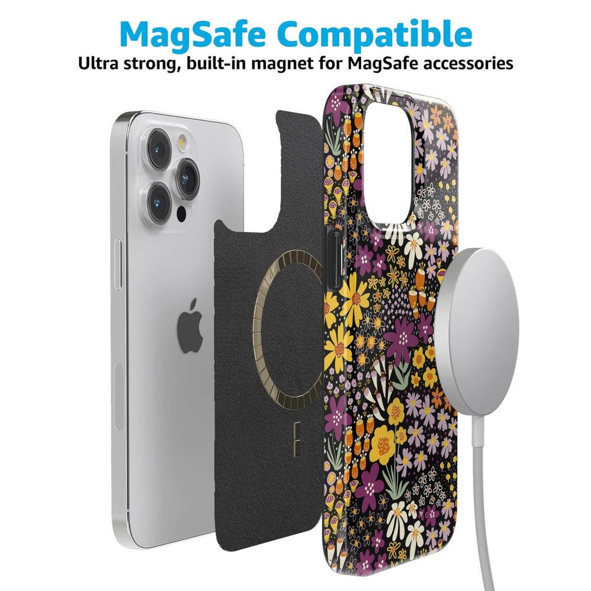 Falling for You | Plum Floral Case iPhone Case get.casely