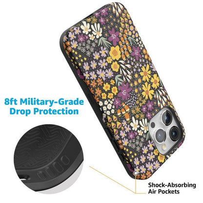 Falling for You | Plum Floral Case iPhone Case get.casely